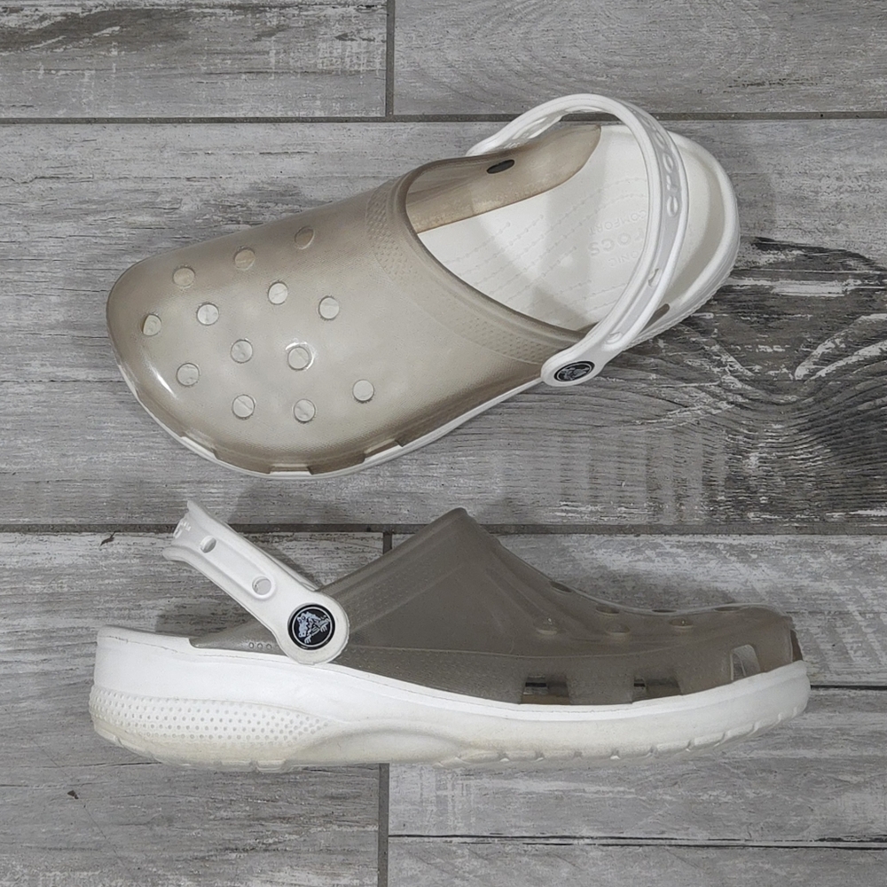 Crocs Comfort Classic Translucent Clogs - image 4